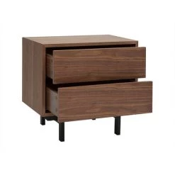 MILIBOO Table De Chevet Vintage Noyer Et Métal MANNY - Noyer 8 MILIBOO Table De Chevet Vintage Noyer Et Métal MANNY - Noyer -France MILIBOO Soldes 2022 67441766 3