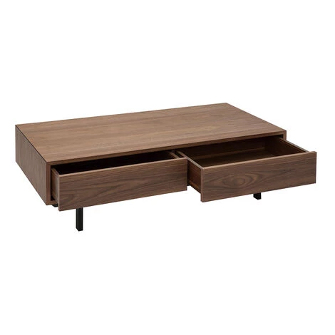 MILIBOO Table Basse Vintage Noyer Et Métal MANNY - Noyer 5 MILIBOO Table Basse Vintage Noyer Et Métal MANNY - Noyer – Image 3