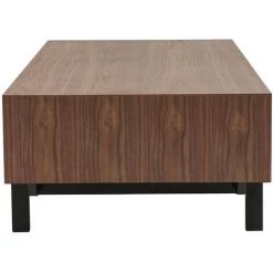 MILIBOO Table Basse Vintage Noyer Et Métal MANNY - Noyer 9 MILIBOO Table Basse Vintage Noyer Et Métal MANNY - Noyer -France MILIBOO Soldes 2022 67441767 4