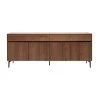 MILIBOO Buffet Design Placage Noyer L180 Cm BLISS - Noyer -France MILIBOO Soldes 2022 67445337 1