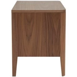 MILIBOO Table De Chevet Scandinave 2 Tiroirs BENJA - Noyer -France MILIBOO Soldes 2022 67712603 4