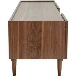 MILIBOO Meuble TV Avec Portes En Bois Foncé L180 Cm SANAA - Noyer -France MILIBOO Soldes 2022 67712647 4