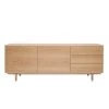 MILIBOO Buffet Scandinave Bois Clair L195cm SID - Naturel