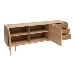 MILIBOO Buffet Scandinave Bois Clair L195cm SID - Naturel -France MILIBOO Soldes 2022 67713057 3