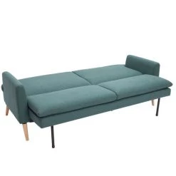MILIBOO Canapé Convertible Scandinave 3 Places Vert STEWART - Vert -France MILIBOO Soldes 2022 68691597 4