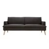 MILIBOO Canapé Convertible Scandinave 3 Places Gris Foncé STEWART - Gris Foncé -France MILIBOO Soldes 2022 68691598 1