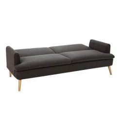 MILIBOO Canapé Convertible Scandinave 3 Places Gris Foncé STEWART - Gris Foncé -France MILIBOO Soldes 2022 68691598 3