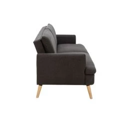 MILIBOO Canapé Convertible Scandinave 3 Places Gris Foncé STEWART - Gris Foncé -France MILIBOO Soldes 2022 68691598 4