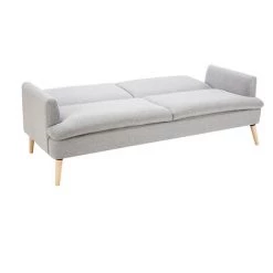 MILIBOO Canapé Convertible Scandinave 3 Places Gris Clair STEWART - Gris Perle -France MILIBOO Soldes 2022 68691619 3