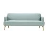 MILIBOO Canapé Convertible Scandinave 3 Places Vert Lagon Et Bois Clair JAGGER - Vert Lagon -France MILIBOO Soldes 2022 68691622 1