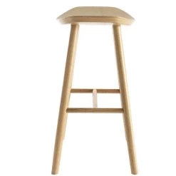 MILIBOO Tabourets De Bar Bois Clair H65 Cm (lot De 2) DEMORY - Naturel -France MILIBOO Soldes 2022 69280320 4