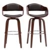 MILIBOO Tabourets De Bar Vintage Pivotants 360° Noyer H67 Cm GAO - Noyer / Noir 2 MILIBOO Tabourets De Bar Vintage Pivotants 360° Noyer H67 Cm GAO - Noyer / Noir -France MILIBOO Soldes 2022 69280736 1