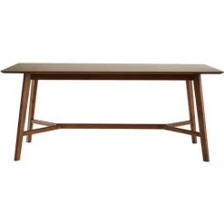 MILIBOO Table à Manger Vintage Noyer L180 Cm KARA - Noyer