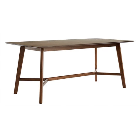 MILIBOO Table à Manger Vintage Noyer L180 Cm KARA - Noyer 4 MILIBOO Table à Manger Vintage Noyer L180 Cm KARA - Noyer – Image 2