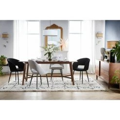 MILIBOO Table à Manger Vintage Noyer L180 Cm KARA - Noyer 9 MILIBOO Table à Manger Vintage Noyer L180 Cm KARA - Noyer -France MILIBOO Soldes 2022 69398818 4