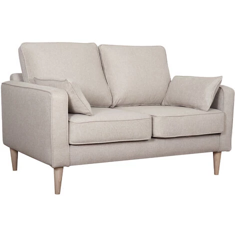 MILIBOO Canapé Scandinave 2 Places Beige PAPEL - Beige 4 MILIBOO Canapé Scandinave 2 Places Beige PAPEL - Beige – Image 2