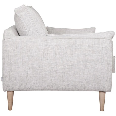 MILIBOO Canapé Scandinave 2 Places Gris Clair PAPEL - Gris Clair 5 MILIBOO Canapé Scandinave 2 Places Gris Clair PAPEL - Gris Clair – Image 3