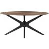 MILIBOO Table à Manger Design Ovale Noyer L160 Cm DIELLI - Noyer