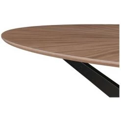 MILIBOO Table à Manger Design Ovale Noyer L160 Cm DIELLI - Noyer -France MILIBOO Soldes 2022 70083569 4