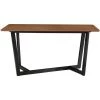 MILIBOO Table Design Rectangulaire Noyer Et Bois Teinté Noir L150 Cm KOUK - Noyer 2 MILIBOO Table Design Rectangulaire Noyer Et Bois Teinté Noir L150 Cm KOUK - Noyer -France MILIBOO Soldes 2022 70187438 1