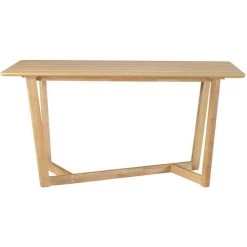 MILIBOO Table Design Rectangulaire En Bois Clair L150 Cm KOUK - Naturel