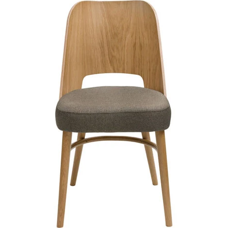 MILIBOO Chaises Vintage Bois Clair Et Assise Marron (lot De 2) EDITO - Marron Glacé 4 MILIBOO Chaises Vintage Bois Clair Et Assise Marron (lot De 2) EDITO - Marron Glacé – Image 2