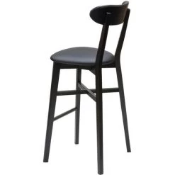 MILIBOO Tabouret De Bar Vintage Noir H75 Cm DOVE - Noir -France MILIBOO Soldes 2022 70341949 4