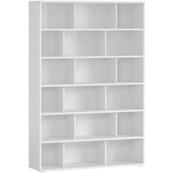 MILIBOO Bibliothèque Scandinave Bois Blanc L140 Cm EPURE - Blanc -France MILIBOO Soldes 2022 70728530 2