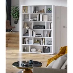 MILIBOO Bibliothèque Scandinave Bois Blanc L140 Cm EPURE - Blanc -France MILIBOO Soldes 2022 70728530 5