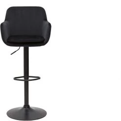 MILIBOO Tabourets De Bar Réglables En Velours Noir Et Métal (lot De 2) AMIKA - Noir Velours 7 MILIBOO Tabourets De Bar Réglables En Velours Noir Et Métal (lot De 2) AMIKA - Noir Velours -France MILIBOO Soldes 2022 71264866 2