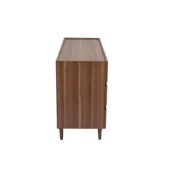 MILIBOO Commode 6 Tiroirs En Bois Foncé L120 Cm SANAA - Noyer -France MILIBOO Soldes 2022 71382943 4