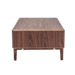 MILIBOO Table Basse Noyer Avec Rangements L100 Cm SUVA - Noyer -France MILIBOO Soldes 2022 71604615 4