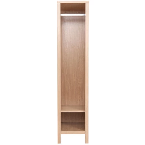 MILIBOO Armoire D'entrée Finition Chêne Avec Penderie Et étagères L83 Cm GUMBY - Naturel 6 MILIBOO Armoire D'entrée Finition Chêne Avec Penderie Et étagères L83 Cm GUMBY - Naturel – Image 4
