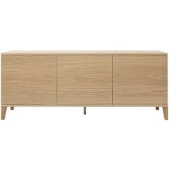 MILIBOO Buffet Scandinave Bois Clair L180 Cm FREDDY - Naturel