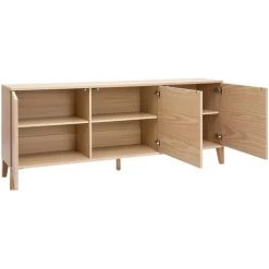 MILIBOO Buffet Scandinave Bois Clair L180 Cm FREDDY - Naturel -France MILIBOO Soldes 2022 71604617 3