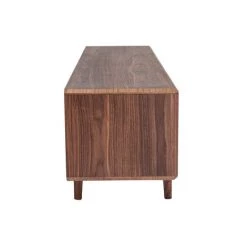 MILIBOO Meuble TV Noyer Avec Rangements L180 Cm SUVA - Noyer -France MILIBOO Soldes 2022 71604620 4