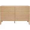 MILIBOO Commode 6 Tiroirs En Bois Clair L120 Cm FREDDY - Naturel -France MILIBOO Soldes 2022 71604622 1