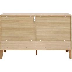 MILIBOO Commode 6 Tiroirs En Bois Clair L120 Cm FREDDY - Naturel -France MILIBOO Soldes 2022 71604622 4